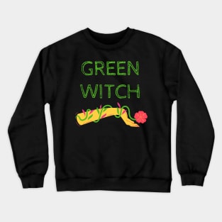 Green witch Crewneck Sweatshirt